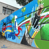 Graffitiwand der CIOCIOLA Gruppe
